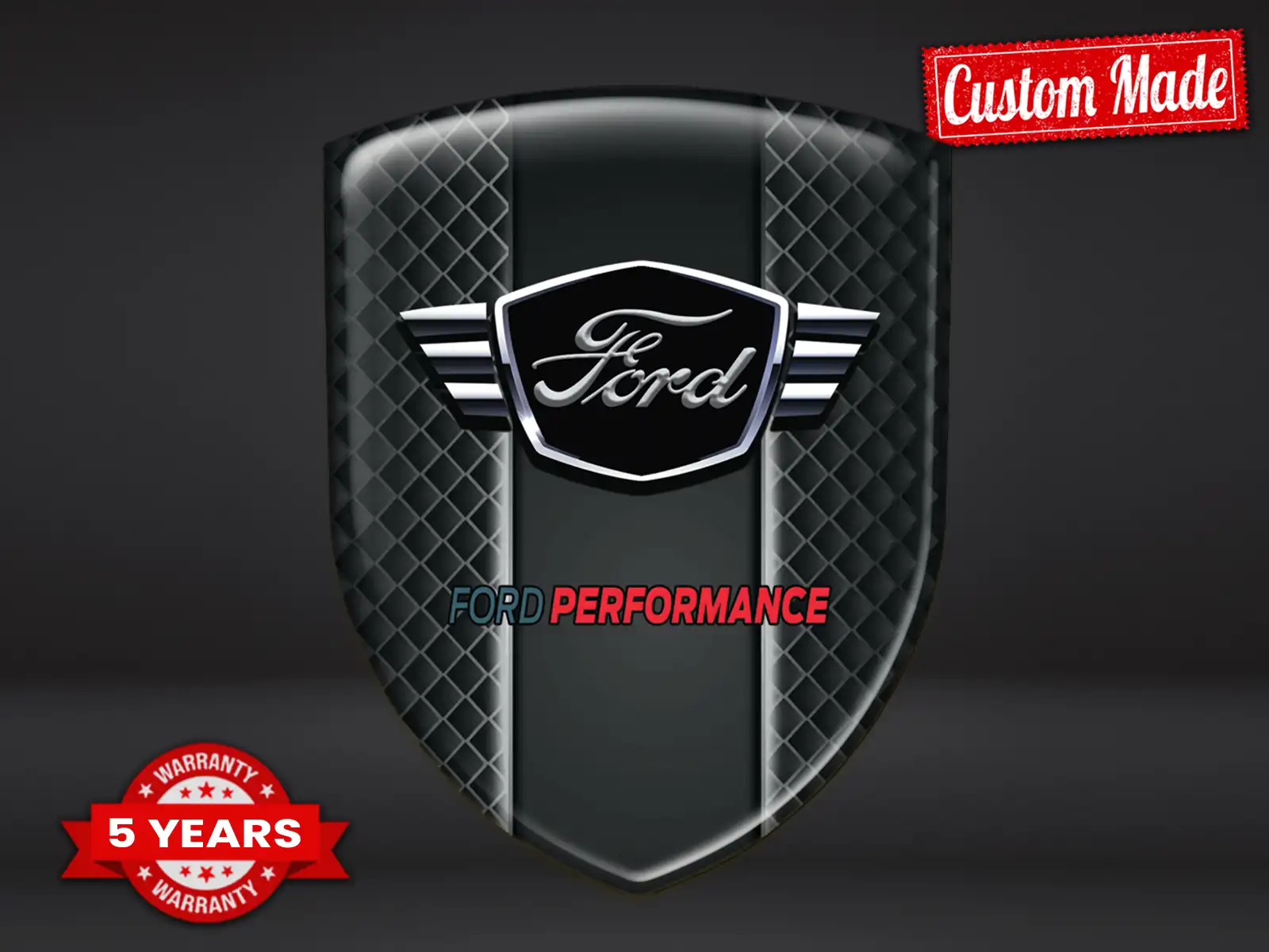 Ford Logo Auto Edición Máximo Pro Duradero Con Estilo